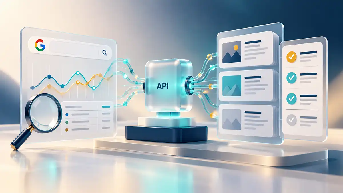 انتقال داده‌های سرچ کنسول از طریق API برای تحلیل عملکرد و اولویت‌بندی صفحات سایت